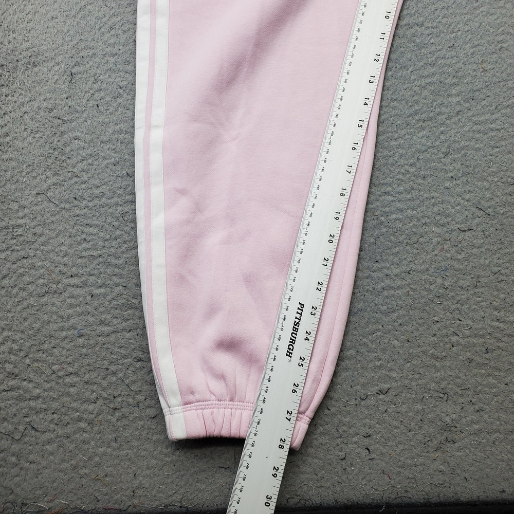 Adidas Essentials Jogger Pants Womens Large Pink Performance Drawstring Waist - Picture 4 of 9